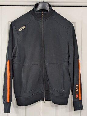 RLX Ralph Lauren Full Zip Black Lightweight Activewear Jacket